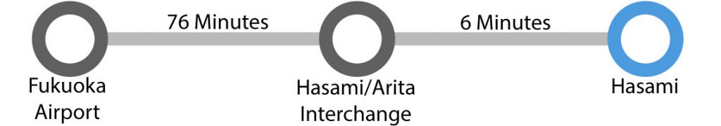 Japanese pottery town hasami